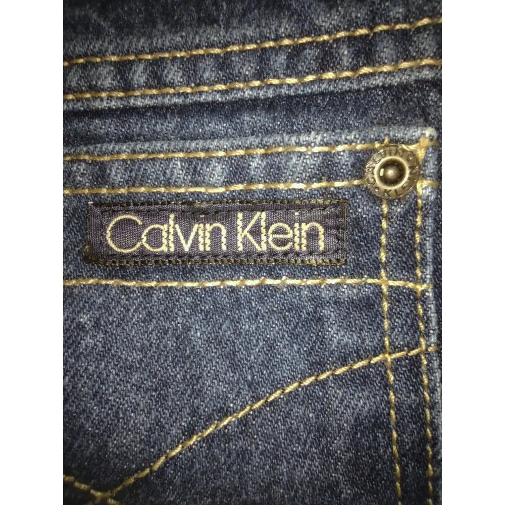 Vintage Calvin‎ Klein Mens Jeans Classic Fit Straight Leg Blue Denim Size 32x29